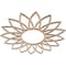 Ekena Millwork Daisy Wood Fretwork Pierced Ceiling Medallion, Alder, 18"OD x 6 1/4"ID x 1/4"T CMWP18X18X0250DAAL - alternate 5